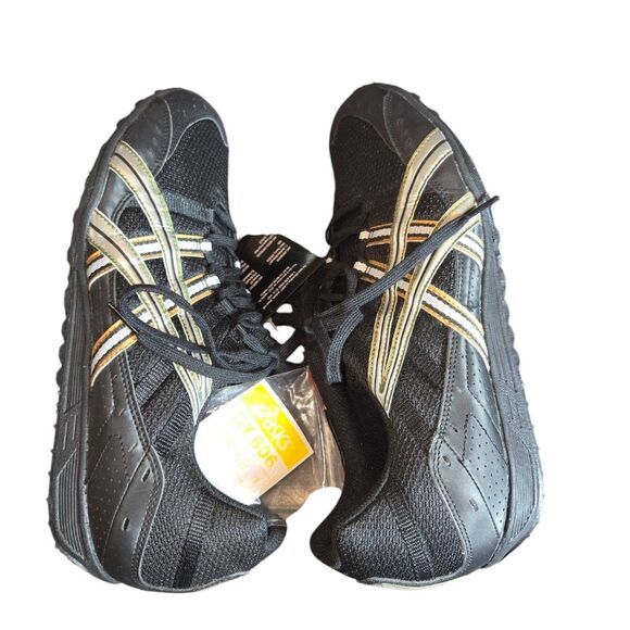 Asics GY606 Hyper XC Black, Silver & Gold Track & Field Shoes Spikes Size 11.5 - Picture 6 of 12